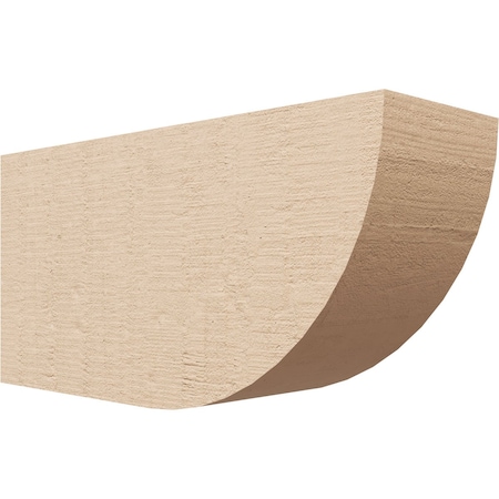 Ekena Millwork 4in. W x 6in. H x 12in. L Durham Woodgrain TimberThane Rafter Tail, Primed Tan RFTUR04X06X12DURRCPR